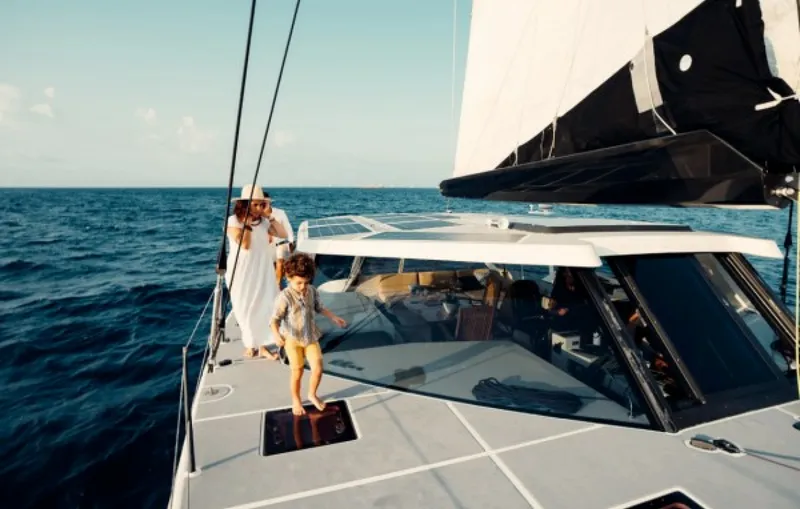 Slide: The Image of Used Sail Catamaran for sale 2014 Gunboat 55 - VANDAL - 5558768