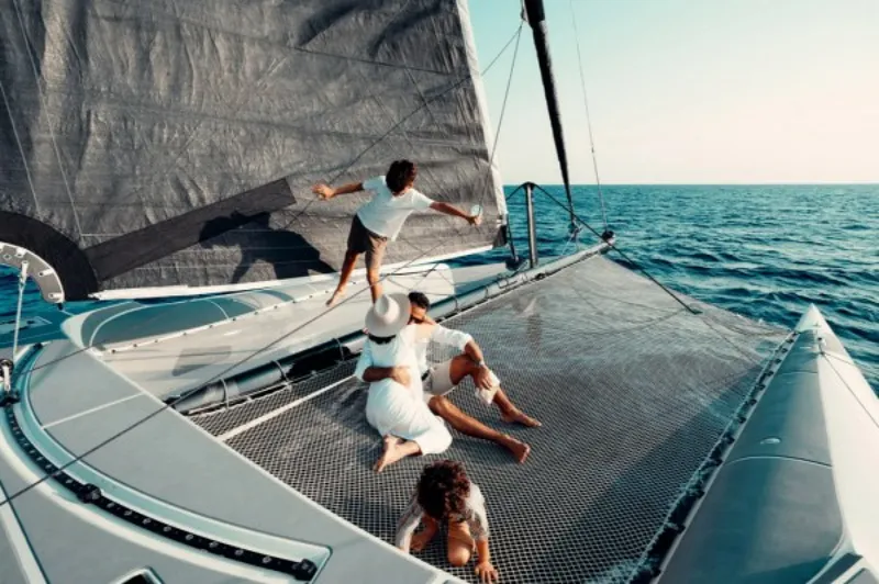 Slide: The Image of Used Sail Catamaran for sale 2014 Gunboat 55 - VANDAL - 5557699