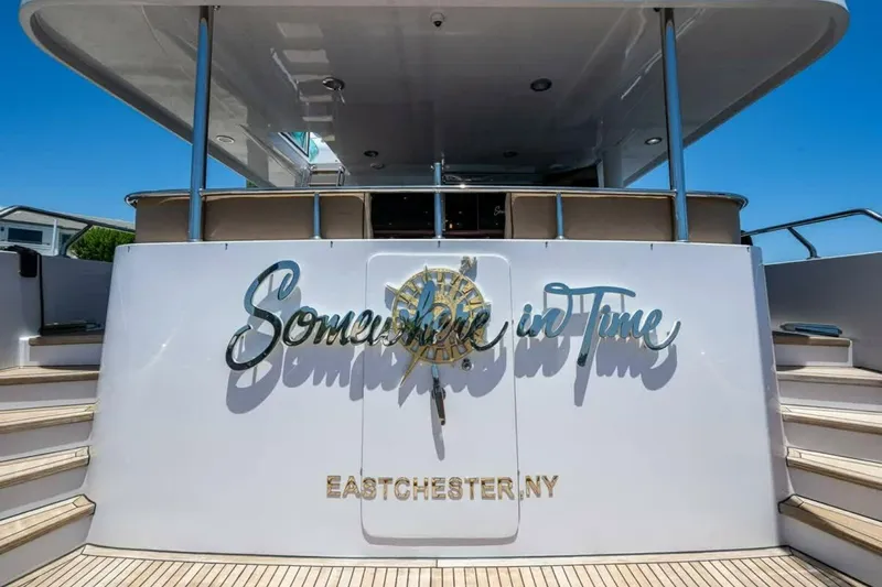 Slide: The Image of Ocean Alexander 78 Somewhere In Time- Swim Platform 2005 Ocean Alexander 78 EB Somewhere In Time - 5563992