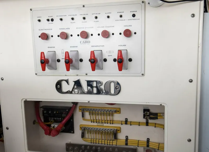 Slide: The Image of 2007 40 Cabo Express Big Blue Engine Room (2) - 5592825