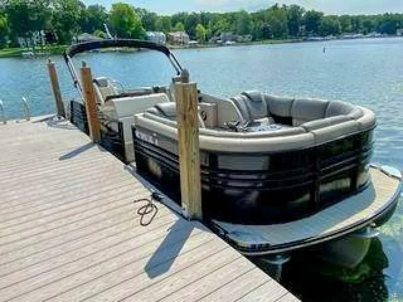 Slide: The Image of Harris 250 Grand Mariner Single Lounging Double Tritoon 2018 - 5568671