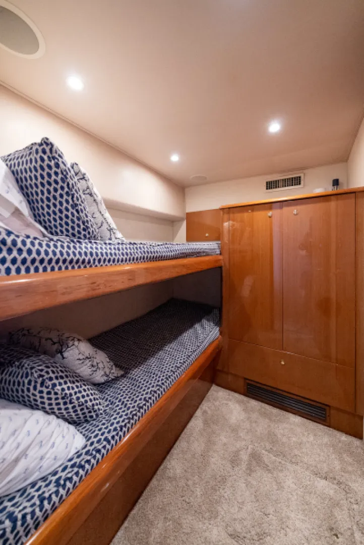 Slide: The Image of 2003 Viking 45 Convertible Big Sky VIP Stateroom - 5570464