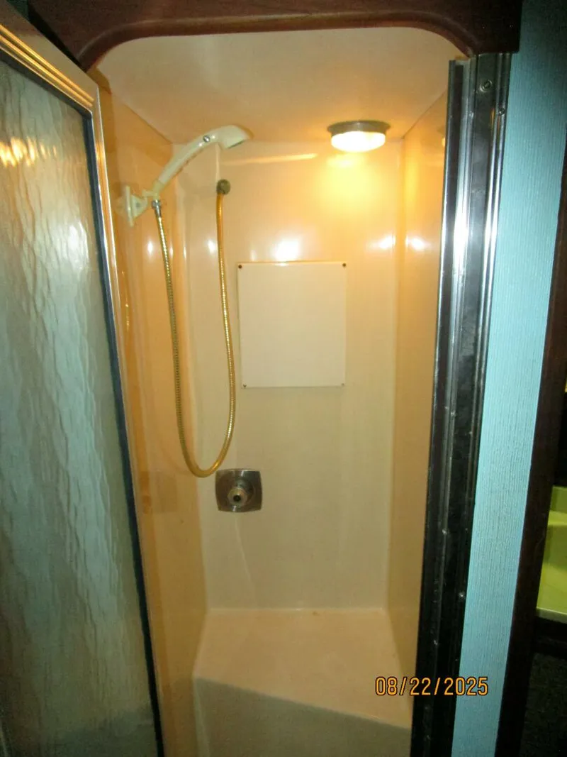 Slide: The Image of 44' Viking guest stateroom shower - 5581870