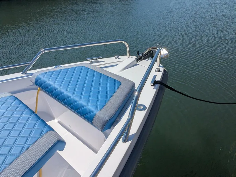 Slide: The Image of Axopar 37 Cross Cabin with Bench Seat, V10s 2024 - 5585080