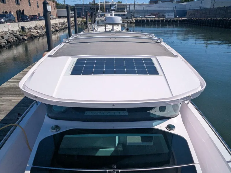 Slide: The Image of Axopar 37 Cross Cabin with Bench Seat, V10s 2024 - 5585086