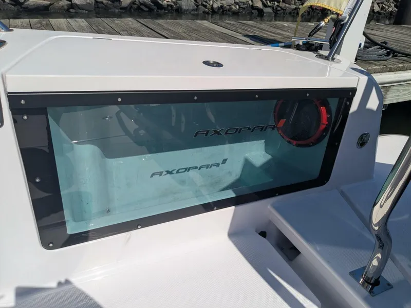 Slide: The Image of Axopar 37 Cross Cabin with Bench Seat, V10s 2024 - 5585091