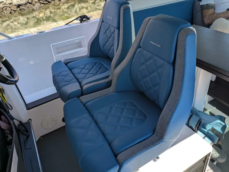 Slide: The Image of Axopar 37 Cross Cabin with Bench Seat, V10s 2024 - 5585098