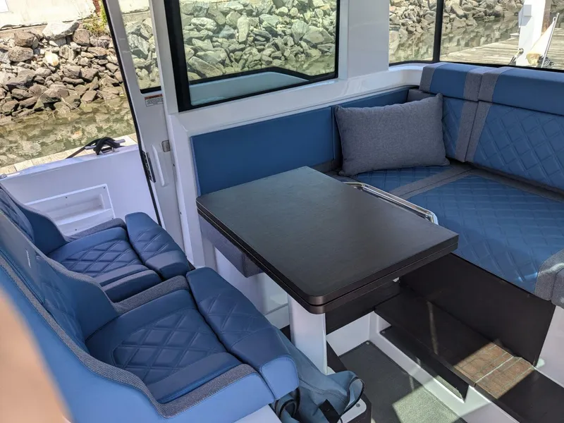 Slide: The Image of Axopar 37 Cross Cabin with Bench Seat, V10s 2024 - 5585100