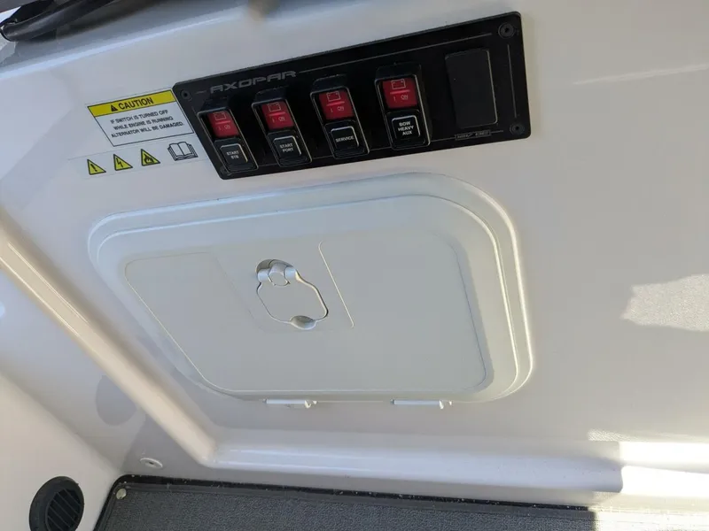 Slide: The Image of Axopar 37 Cross Cabin with Bench Seat, V10s 2024 - 5585105