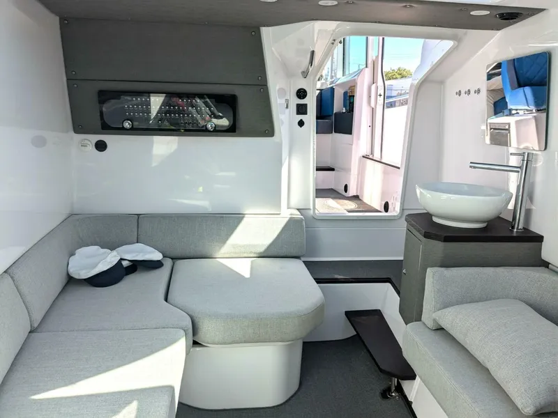 Slide: The Image of Axopar 37 Cross Cabin with Bench Seat, V10s 2024 - 5585112