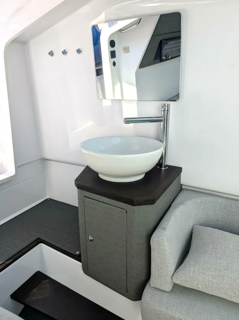 Slide: The Image of Axopar 37 Cross Cabin with Bench Seat, V10s 2024 - 5585113