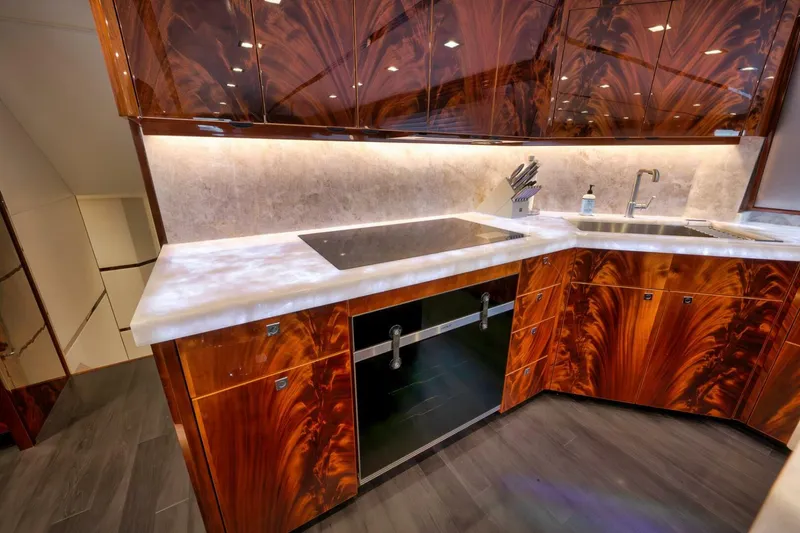 Slide: The Image of 2025 Viking 90 Convertible- NIKKI BELLA- Galley - 5592763