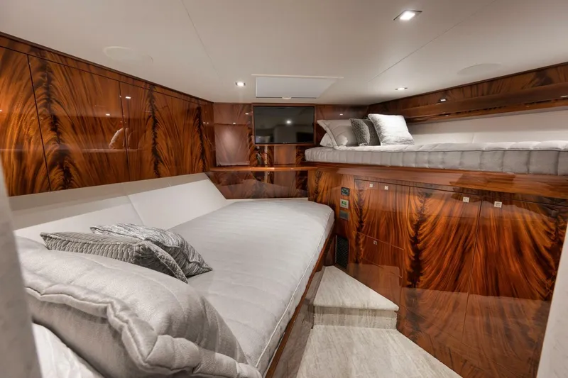 Slide: The Image of 2025 Viking 90 Convertible- NIKKI BELLA- Forward Stateroom  - 5592578
