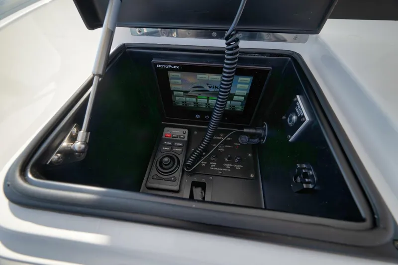 Slide: The Image of 2025 Viking 90 Convertible- NIKKI BELLA- Flybridge Helm - 5592689