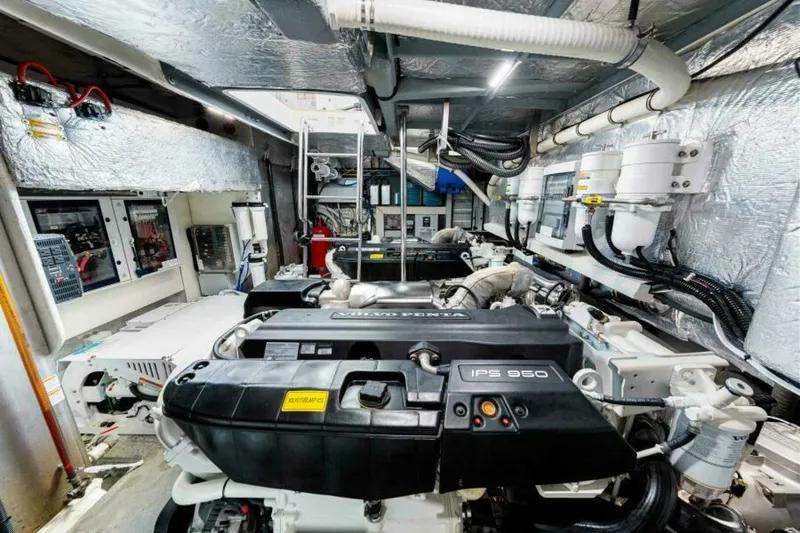 Slide: The Image of 2018 Absolute 60 Flybridge 'Mama's House' Engine Room - 5586534