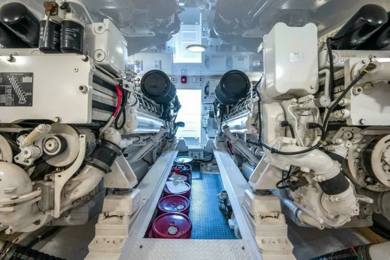 Slide: The Image of 2015 Viking 66 No Collars - Engine Room 2015 Viking 66 Convertible - No Collars - 7651129