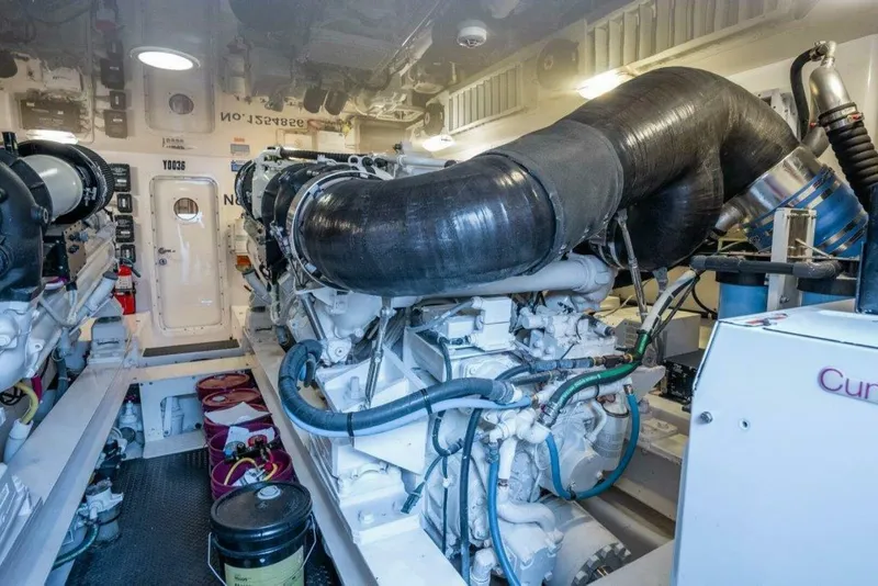 Slide: The Image of 2015 Viking 66 No Collars - Engine Room 2015 Viking 66 Convertible - No Collars - 5588793
