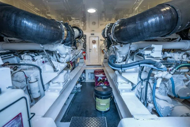 Slide: The Image of 2015 Viking 66 No Collars - Engine Room 2015 Viking 66 Convertible - No Collars - 5588794
