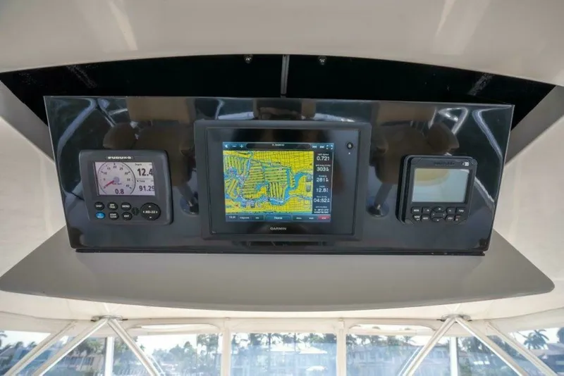 Slide: The Image of 2015 Viking 66 No Collars - Flybridge Electronics 2015 Viking 66 Convertible - No Collars - 7651106