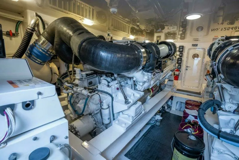 Slide: The Image of 2015 Viking 66 No Collars - Engine Room 2015 Viking 66 Convertible - No Collars - 7651124