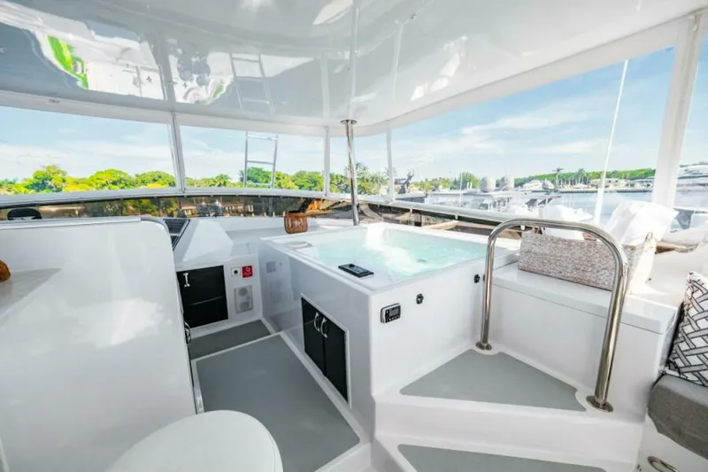 Slide: The Image of Flybridge Access to Hot Tub   - 5588728