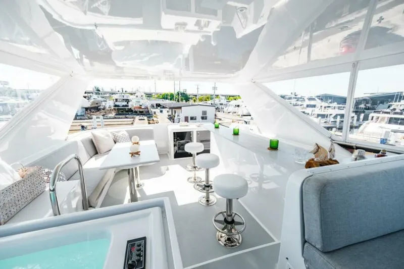 Slide: The Image of Flybridge Looking Aft   - 5588729