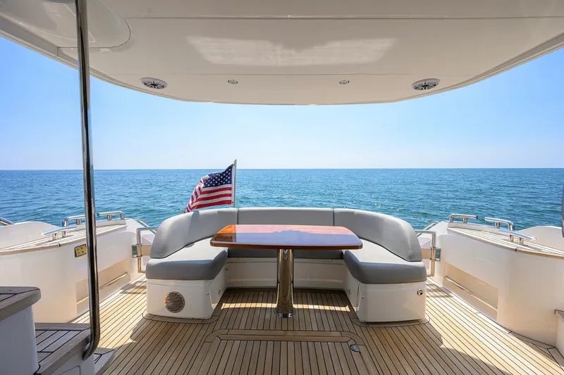 Slide: The Image of Princess F49 Chill- Cockpit Dinette 2018 Princess 49 Flybridge Chill - 5589897