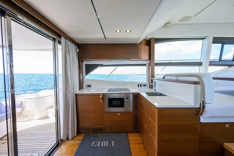 Slide: The Image of Princess F49 Chill- Galley/Salon 2018 Princess 49 Flybridge Chill - 5589926