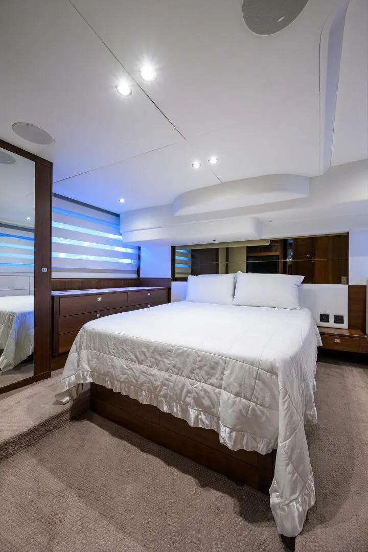 Slide: The Image of Princess F49 Chill- Master Stateroom 2018 Princess 49 Flybridge Chill - 5590067