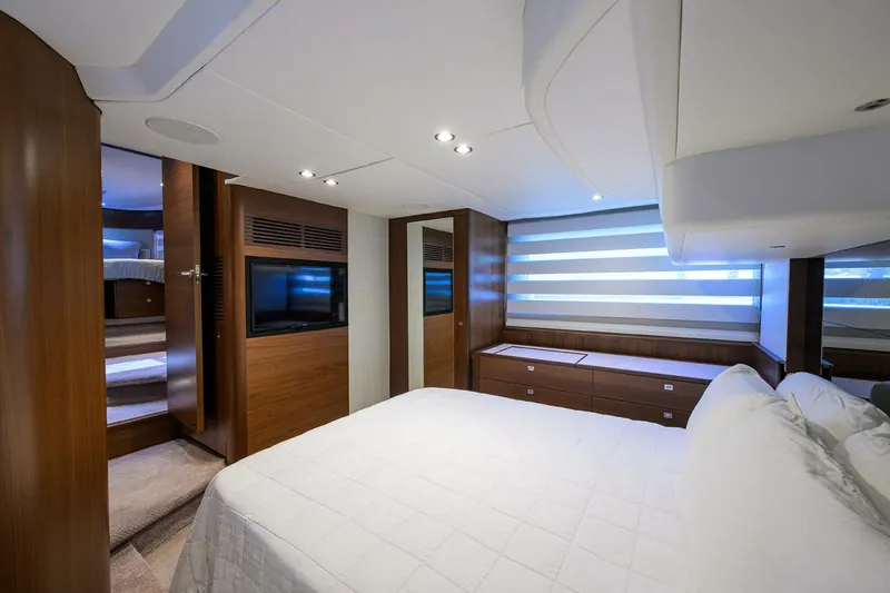 Slide: The Image of Princess F49 Chill- Master Stateroom 2018 Princess 49 Flybridge Chill - 5590069