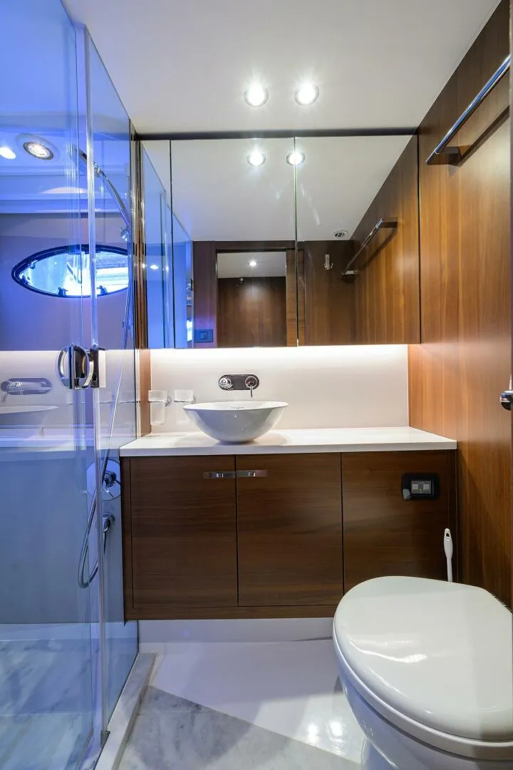 Slide: The Image of Princess F49 Chill- Master Stateroom Head 2018 Princess 49 Flybridge Chill - 5590075