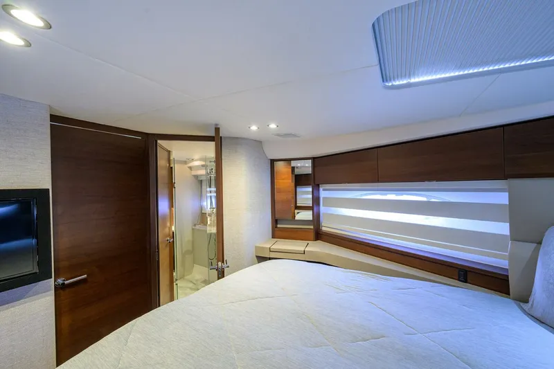Slide: The Image of Princess F49 Chill- Forward Stateroom 2018 Princess 49 Flybridge Chill - 5590130