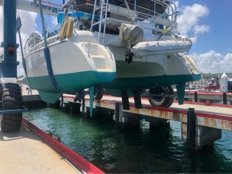 Slide: The Image of Used Sail Catamaran for sale 1992 SOLARIS Sunstar 32 - MARI ROSE - 5590199