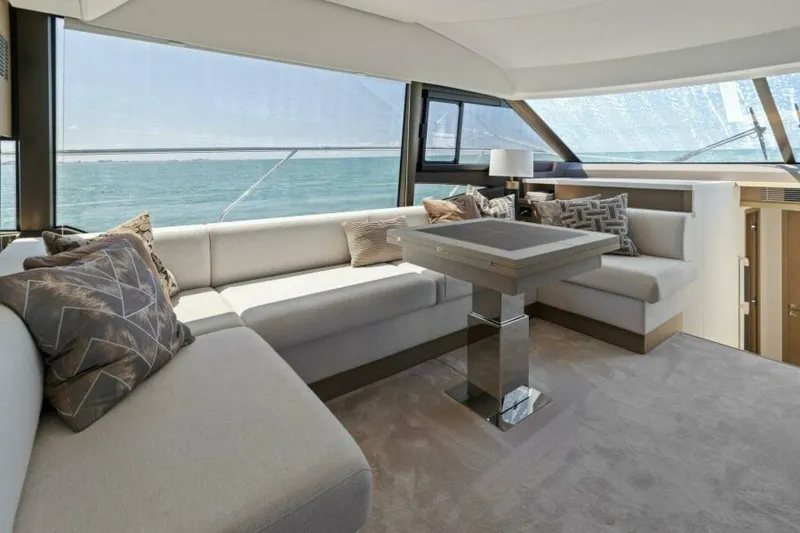 Slide: The Image of 2022 59 Prestige Flybridge - How Sweet It Its - Dinette - 5592133