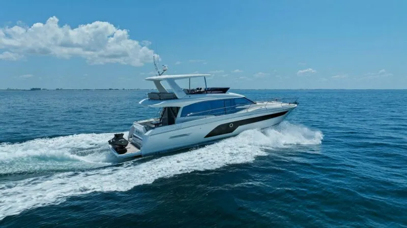 Slide: The Image of 2022 59 Prestige Flybridge - How Sweet It Its - Running Profile  - 5592198