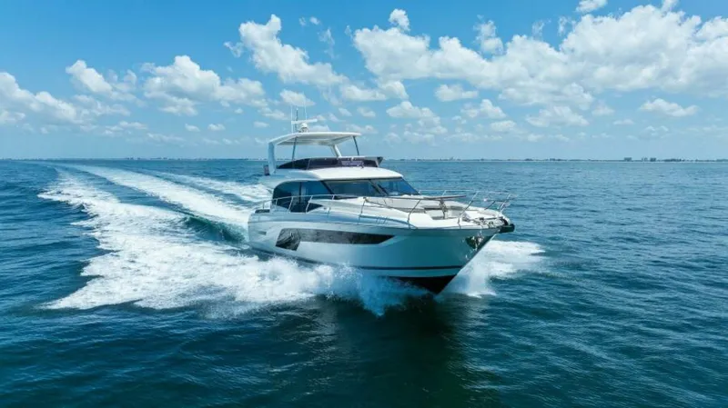Slide: The Image of 2022 59 Prestige Flybridge - How Sweet It Its - Running Profile  - 5592199