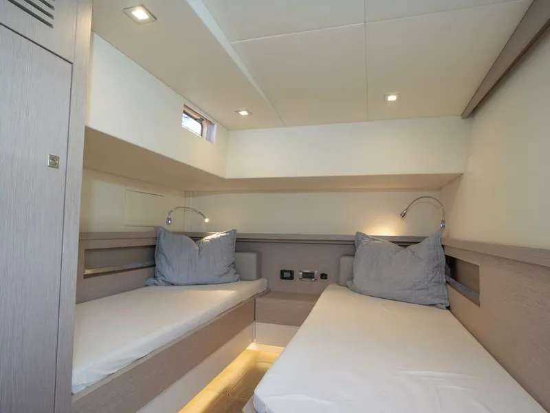 Slide: The Image of Alva OE 54 Port Aft Cabin Ocean Eco 54 port aft cabin with twin berths and storage - 5603815