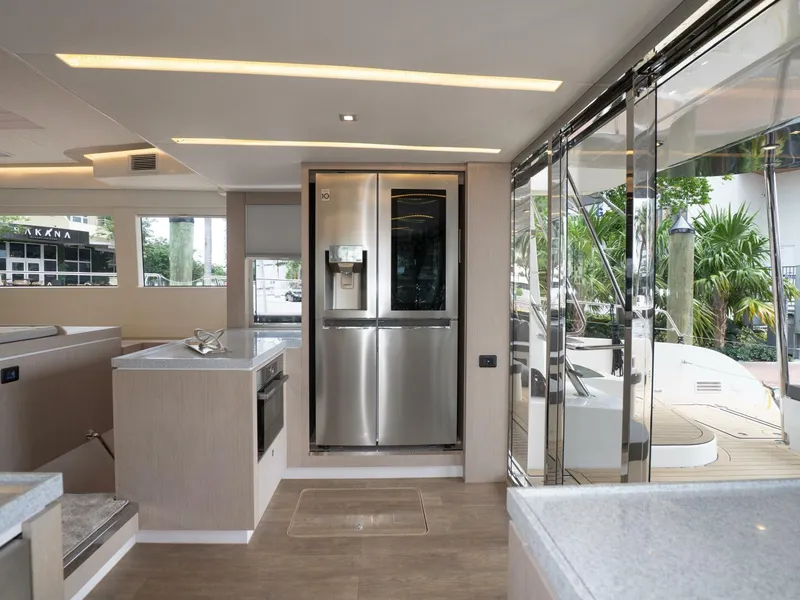 Slide: The Image of Alva OE 54 Galley Refrigerator On Starboard Ocean Eco 54 starboard galley refrigerator with energy-saving door-in-door design - 5603799