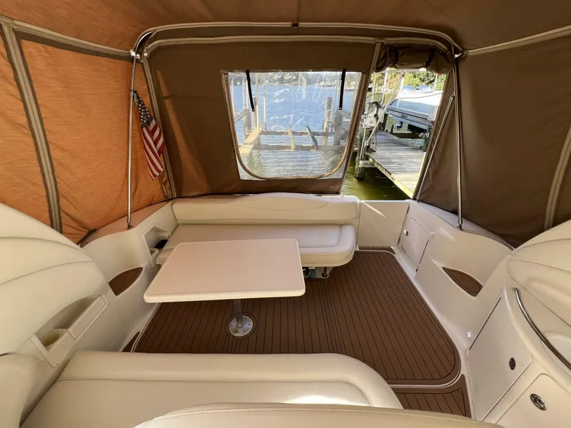 Slide: The Image of 2002 Sea Ray 360 Sundancer Cockpit - 5645776