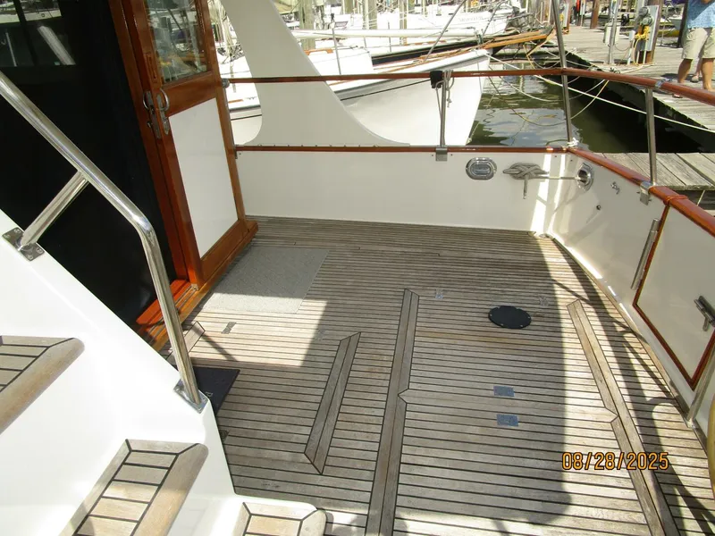 Slide: The Image of 42' Grand Banks aftdeck starboard - 5614208