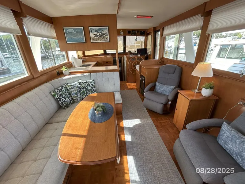 Slide: The Image of 42' Grand Banks salon forward - 5615595