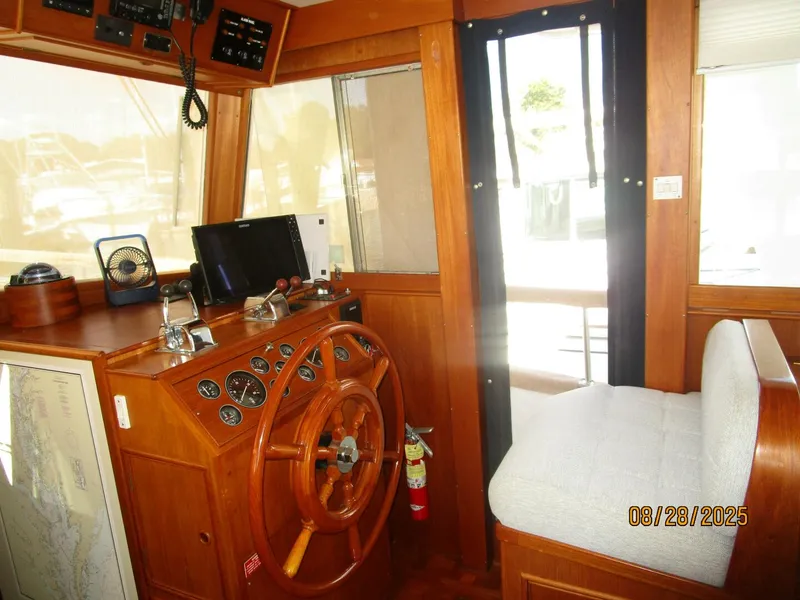 Slide: The Image of 42' Grand Banks lower helm1 - 5615575
