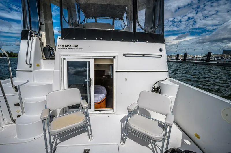 Slide: The Image of Carver 444 Cockpit Motor Yacht 2003 - 5607810