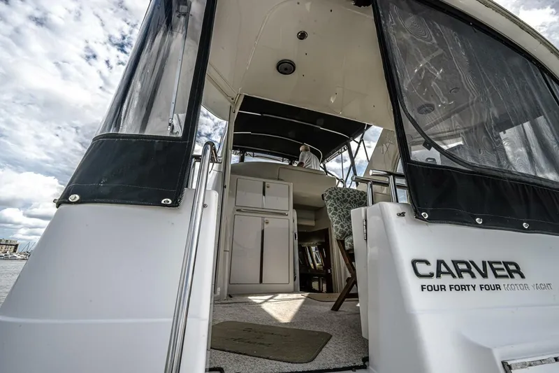 Slide: The Image of Carver 444 Cockpit Motor Yacht 2003 - 5607836