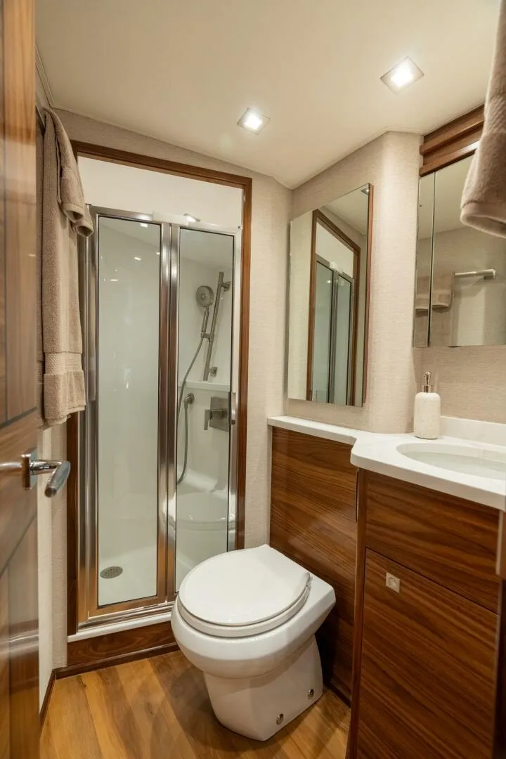 Slide: The Image of Viking 68 Convertible - Ensuite Head 2026 Viking 68 Convertible - 5609396