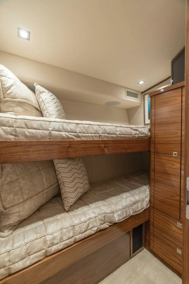 Slide: The Image of Viking 68 Convertible - Bunk Stateroom 2026 Viking 68 Convertible - 5609397