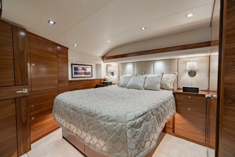 Slide: The Image of Viking 68 Convertible - Master Stateroom 2026 Viking 68 Convertible - 5609401