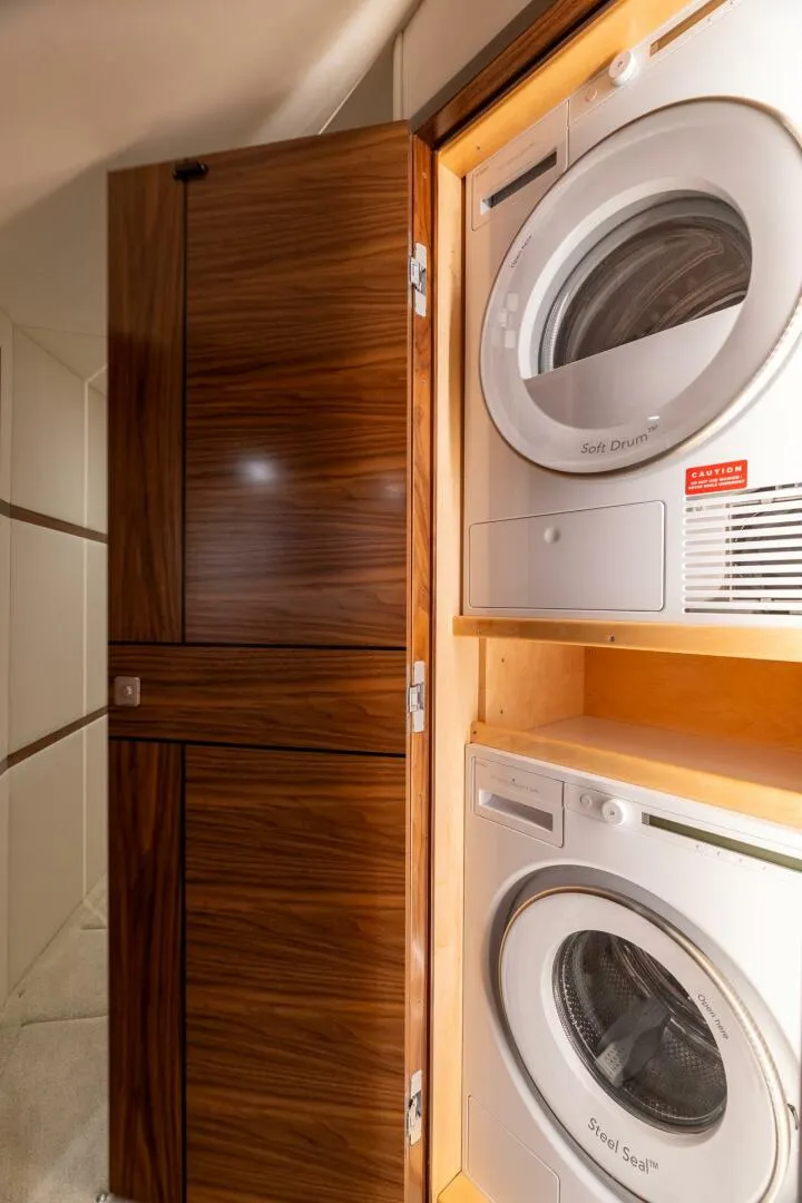 Slide: The Image of Viking 68 Convertible - Laundry Closet 2026 Viking 68 Convertible - 5609407