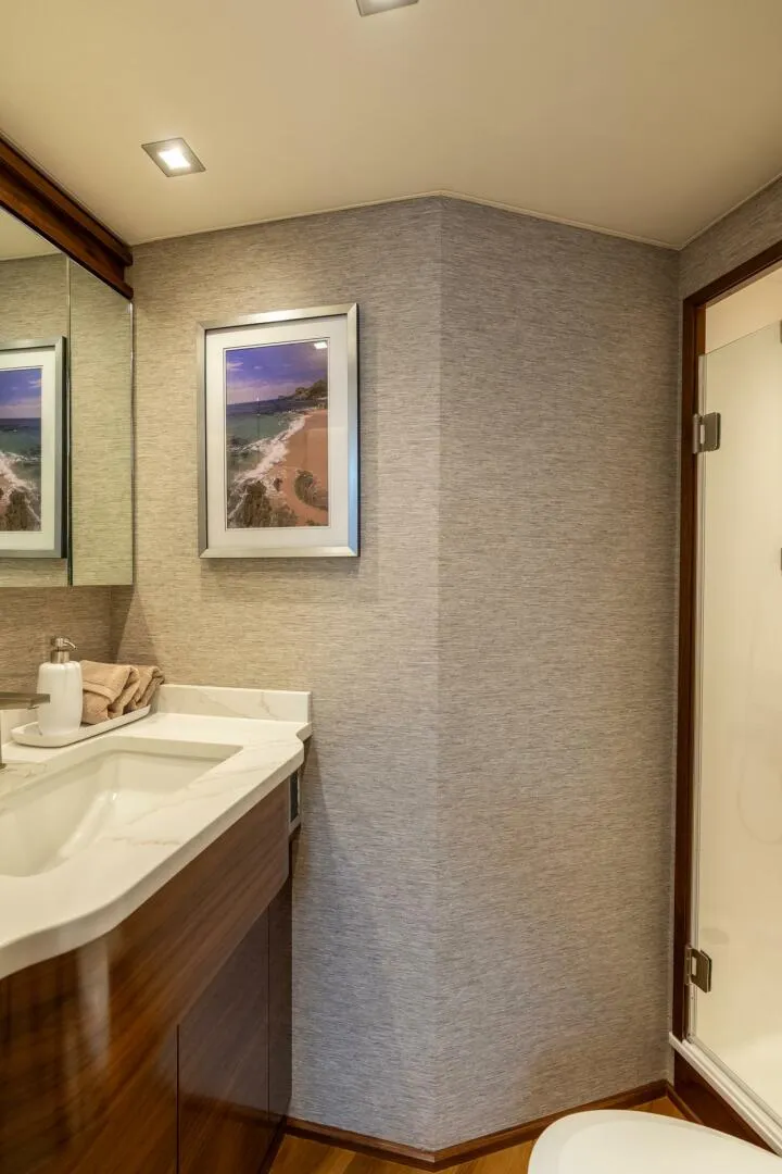 Slide: The Image of Viking 68 Convertible - Ensuite Head 2026 Viking 68 Convertible - 5609392