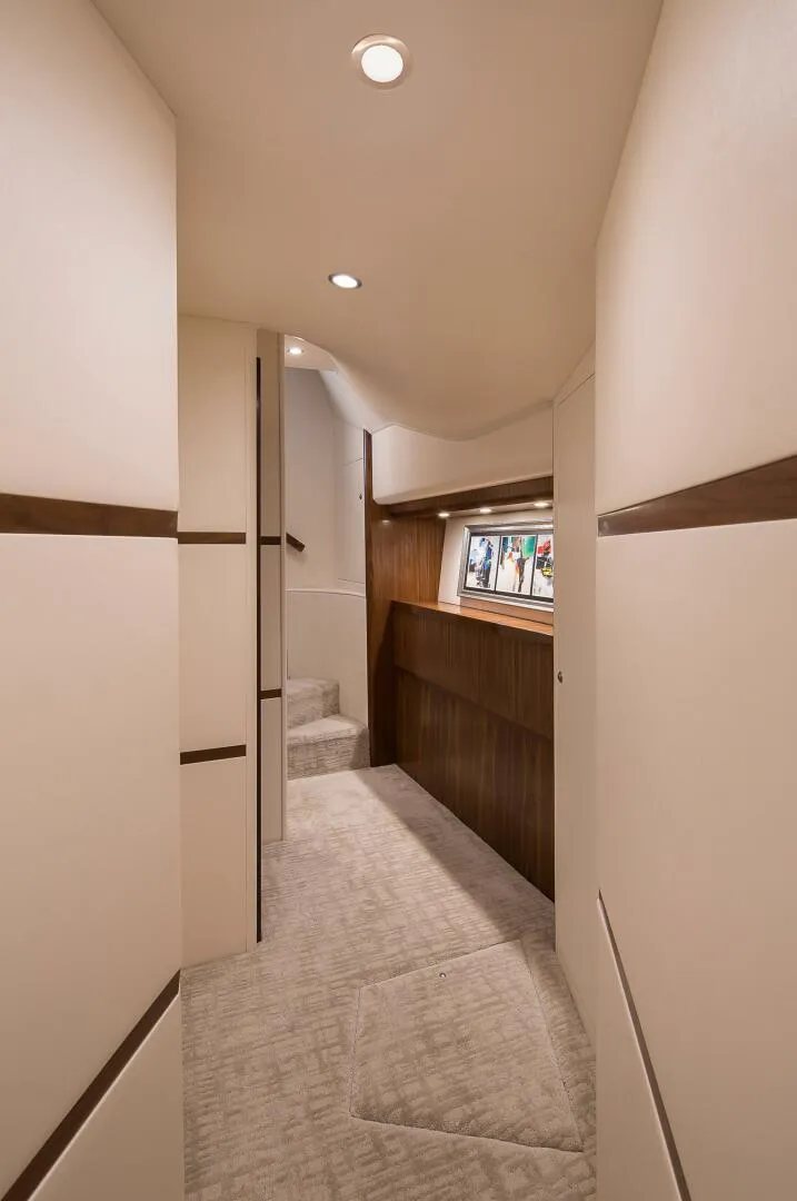 Slide: The Image of Viking 68 Enclosed Bridge - Hallway 2026 Viking 68 Enclosed Bridge - 5609758